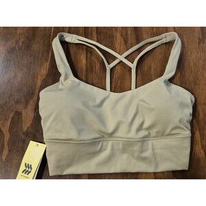 NWT All In Motion Med Sports Bra Light Support Sculpt Olive Green Giftable NEW